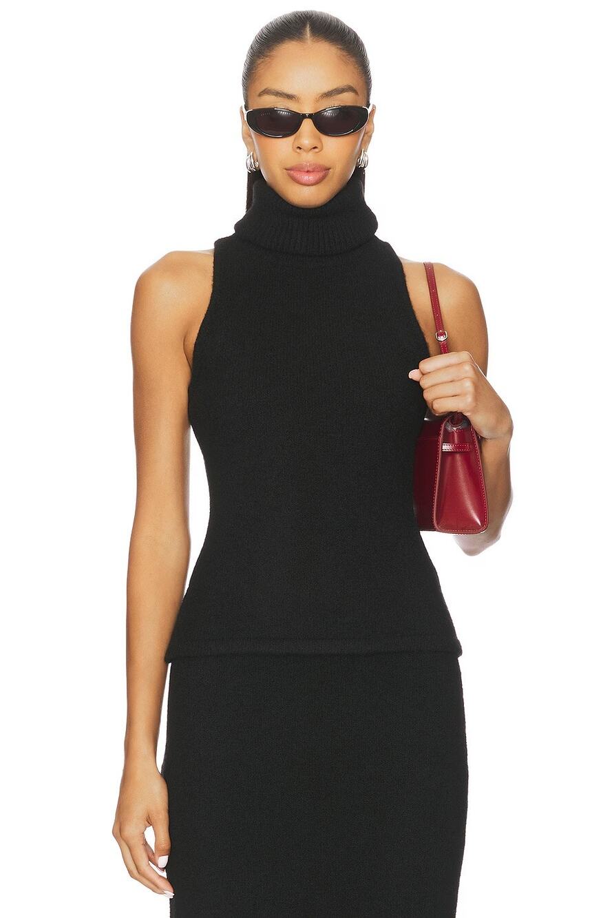 All the Ways Elsie Knit Top Turtleneck Minimalist Cozy Fall Winter XS